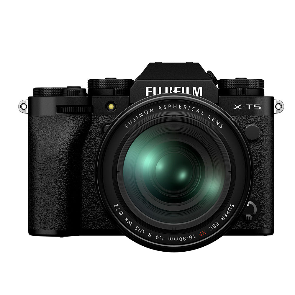 X-T5 Mirrorless Camera with XF 16-80mm f/4 R OIS WR Lens (Black)