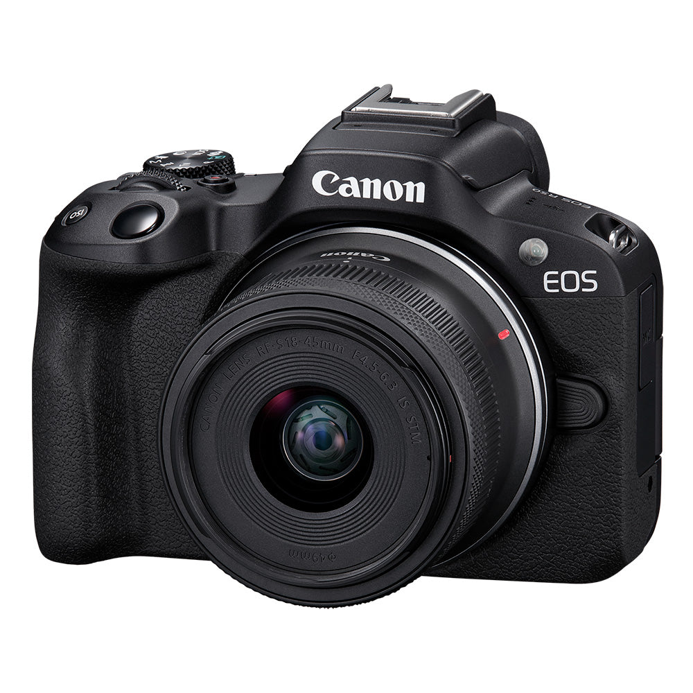 EOS R50 Mirrorless Camera with RF-S 18-45mm f/4.5-6.3 IS STM Lens
