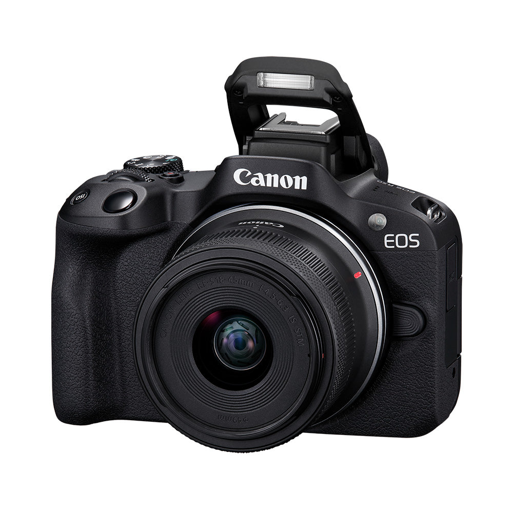 EOS R50 Mirrorless Camera with RF-S 18-45mm f/4.5-6.3 IS STM Lens