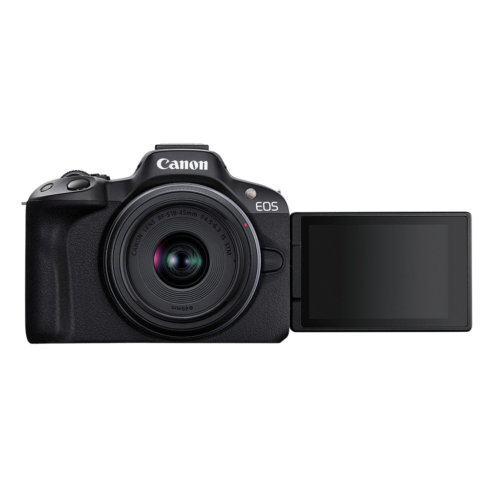 EOS R50 Mirrorless Camera with RF-S 18-45mm f/4.5-6.3 IS STM Lens