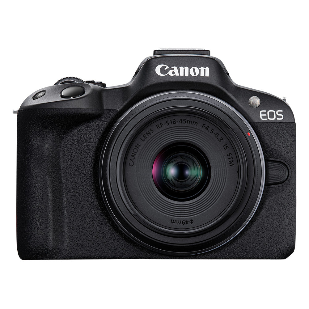 EOS R50 Mirrorless Camera with RF-S 18-45mm f/4.5-6.3 IS STM Lens