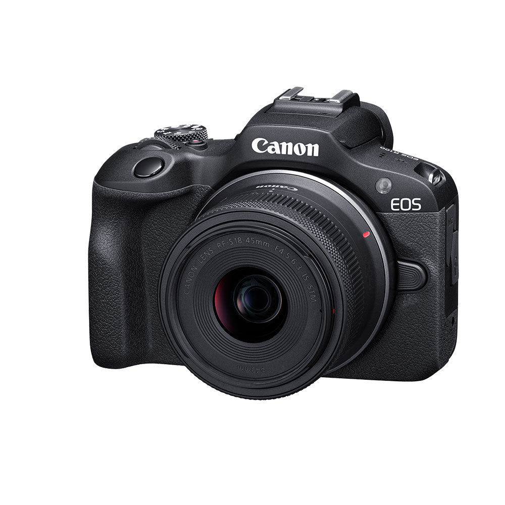 EOS R100 Mirrorless Camera with RF-S 18-45mm f/4.5-6.3 IS STM Lens