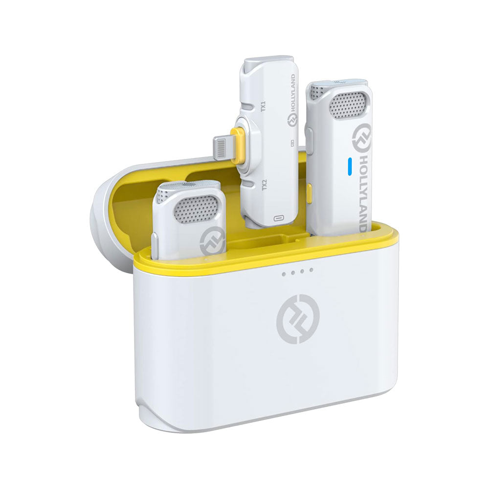 LARK C1 2-Person Wireless Microphone Lightning (White)