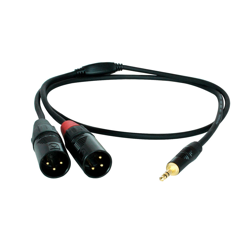 Câble 3.5mm TRS à double XLR mâle Série Performance 10pi
