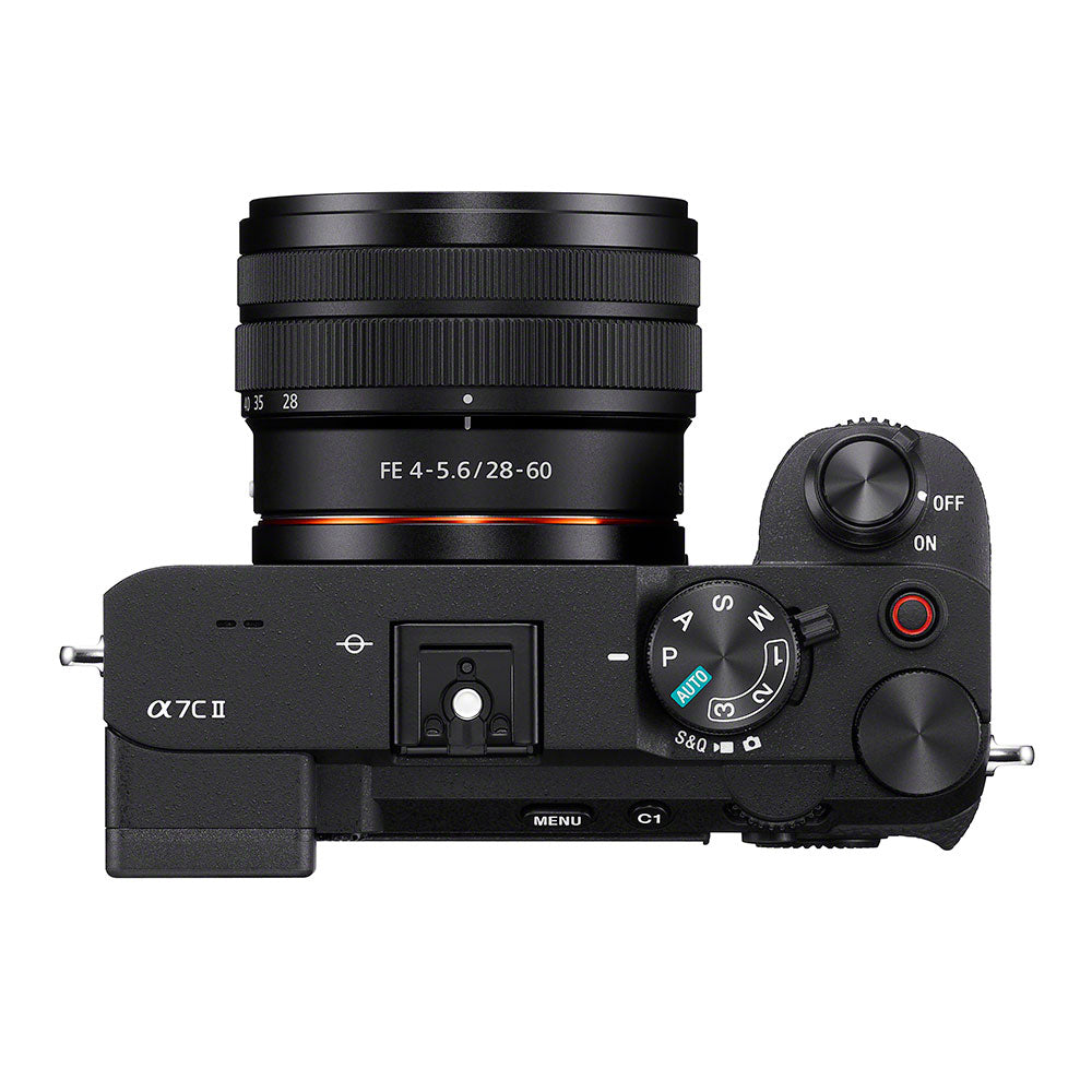 a7C II Mirrorless Camera with FE 28-60mm f/4-5.6 Lens (Black)