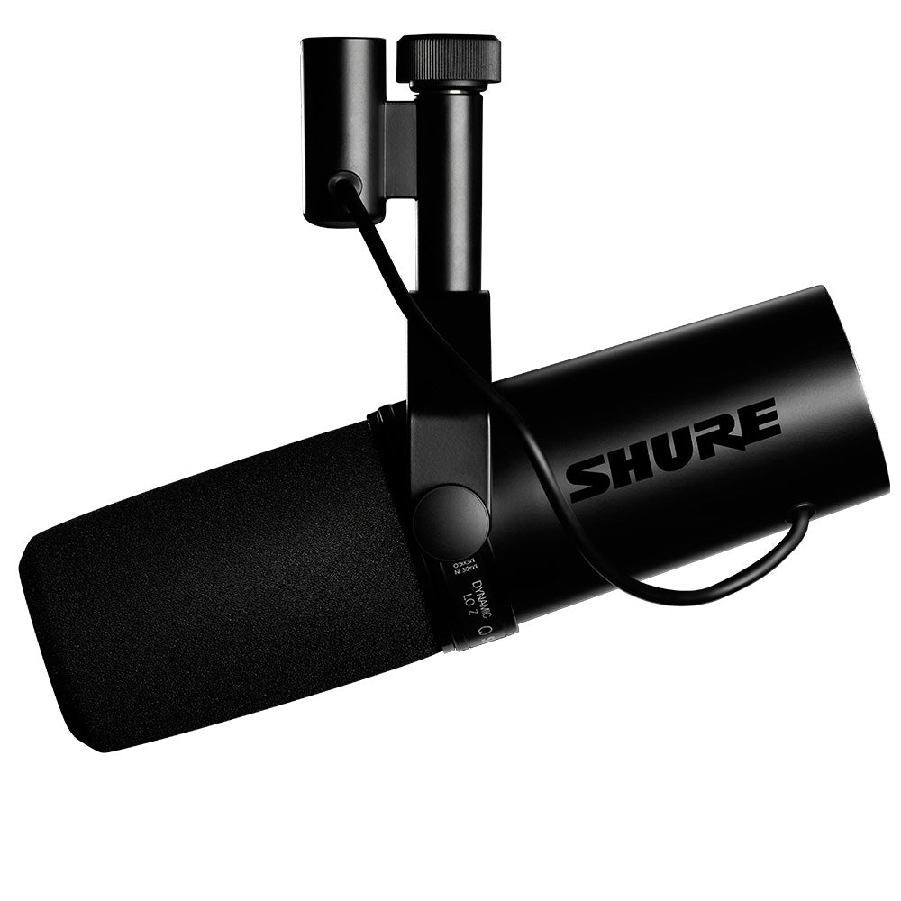 Microphone de captage vocal dynamique avec préamplificateur intégré SM7dB