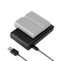 Dual-Slot USB Charger for NP-F970/750/550 Batteries
