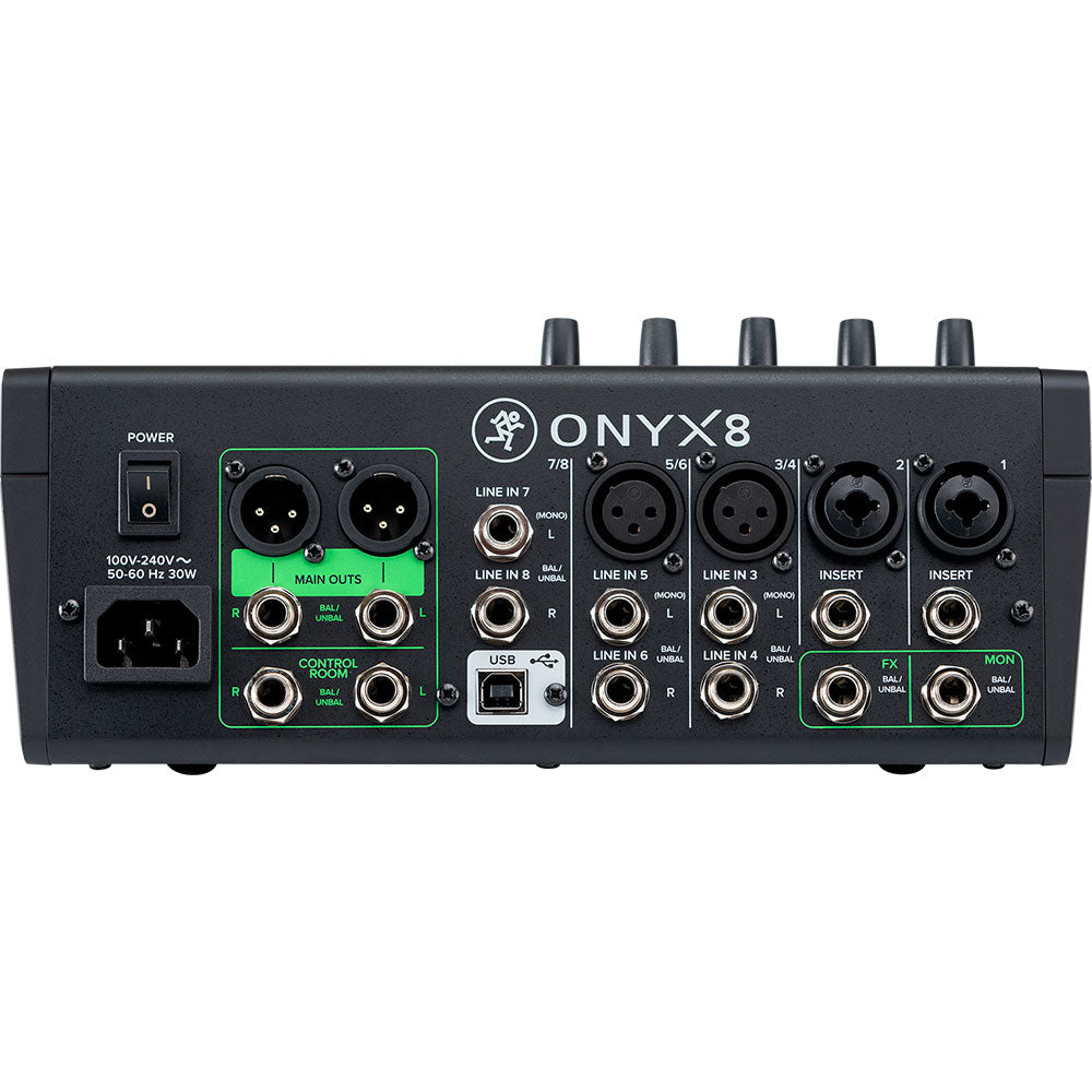 Onyx8 - 8-Channel Mixer with USB Multitrack Recording