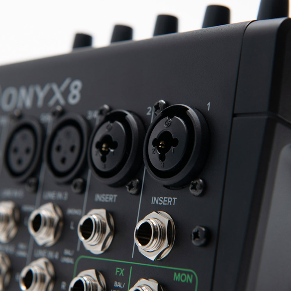 Onyx8 - 8-Channel Mixer with USB Multitrack Recording