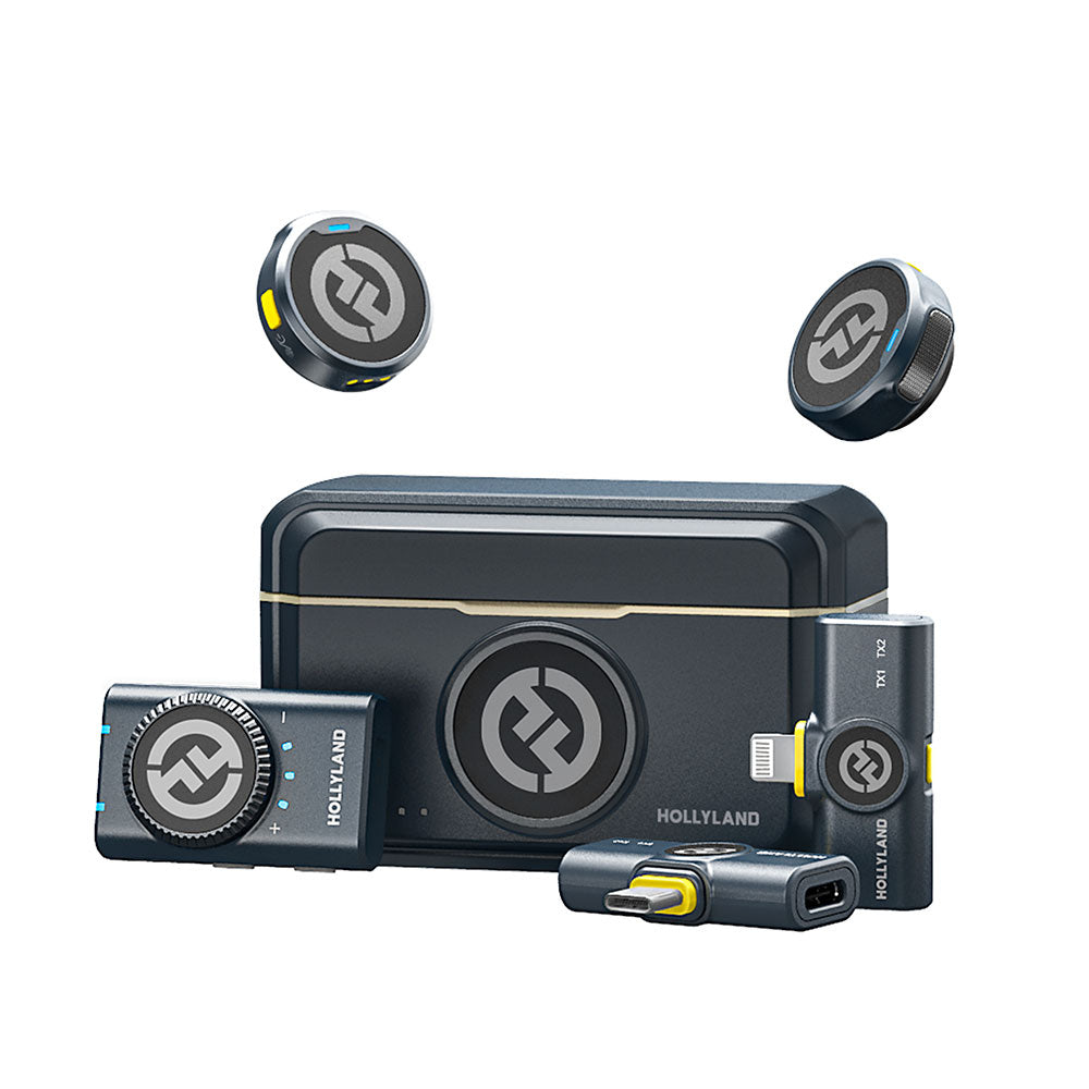 Micro cravate sans-fil Duo LARK M2 Camera/Telephone (Noir)