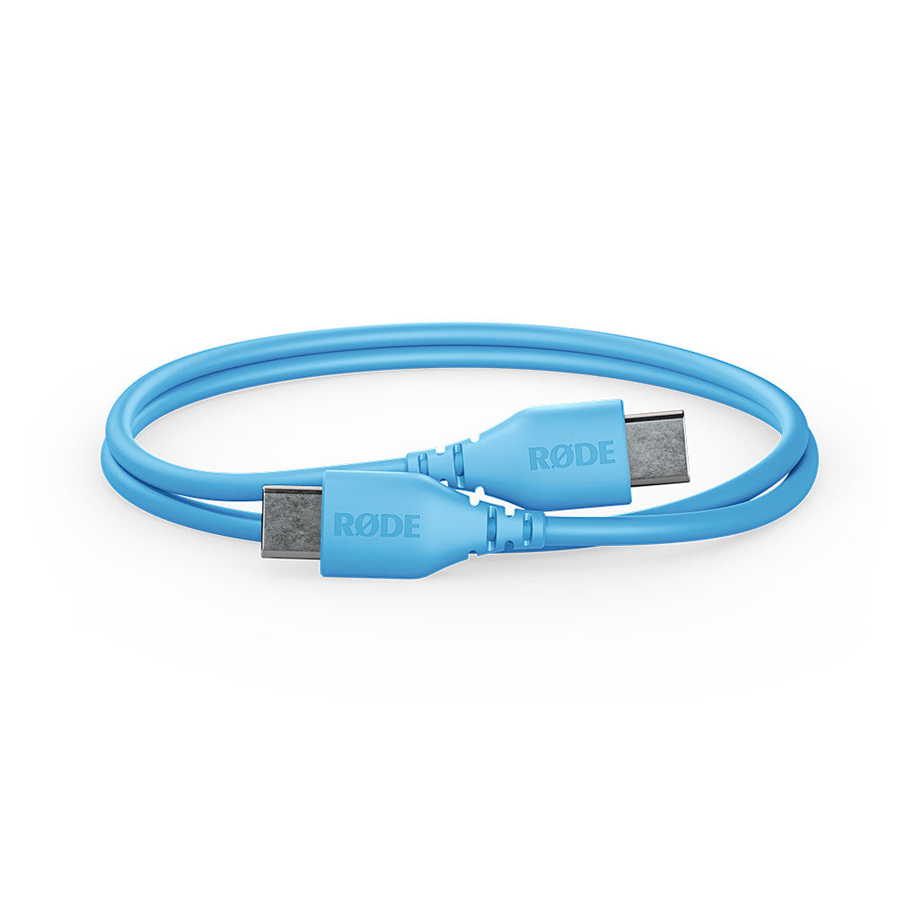 Câble SC22 USB-C à USB-C 30cm (Bleu)