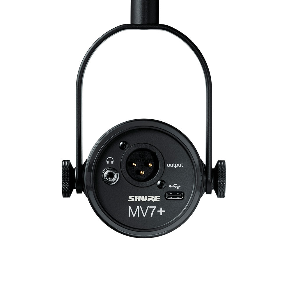 Shure MV7+ Podcast XLR/USB Microphone (Black) – Gosselinphoto