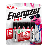Max AAA Batteries (10 Pack)