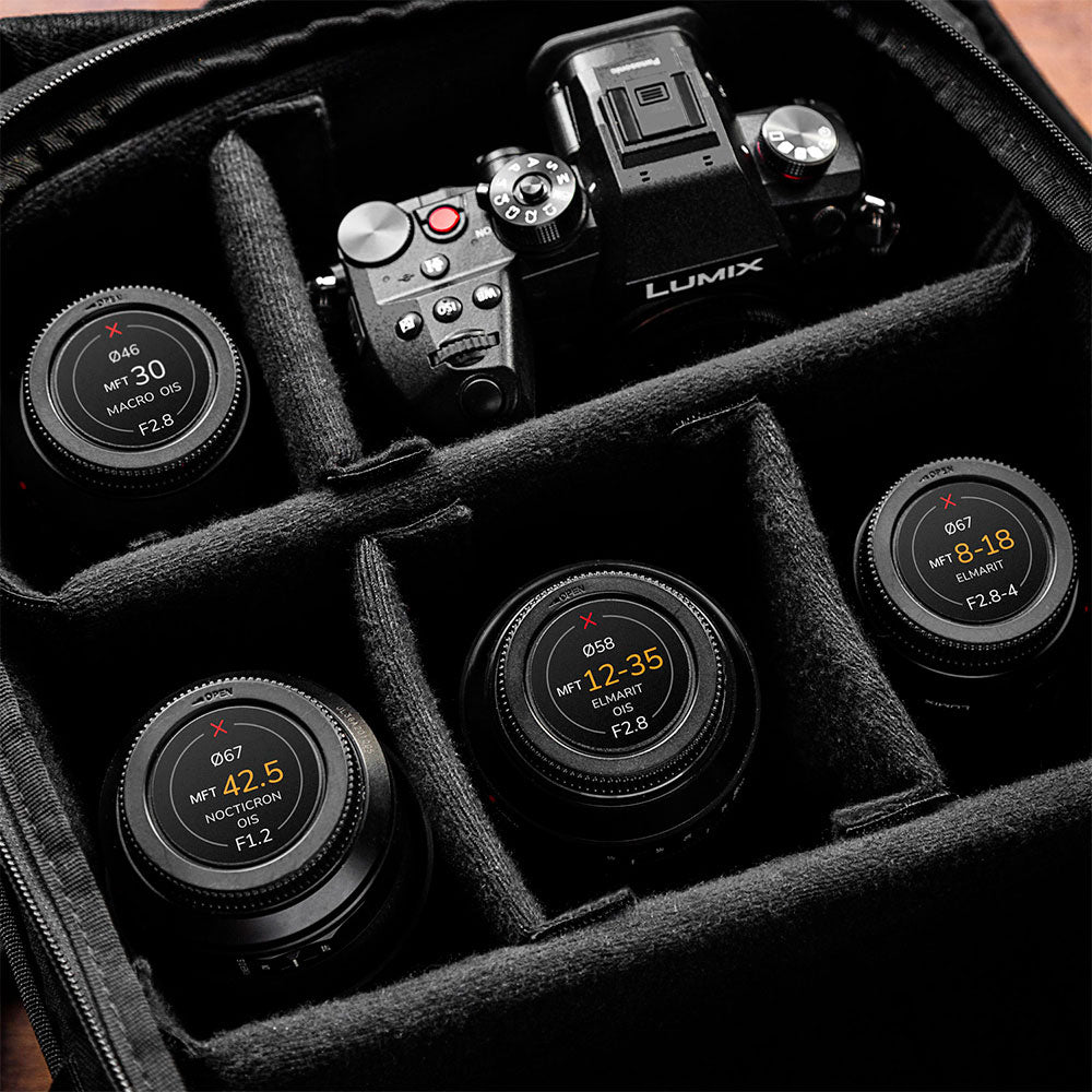 Indicateursd'objectifs avant/arrière Lumix G