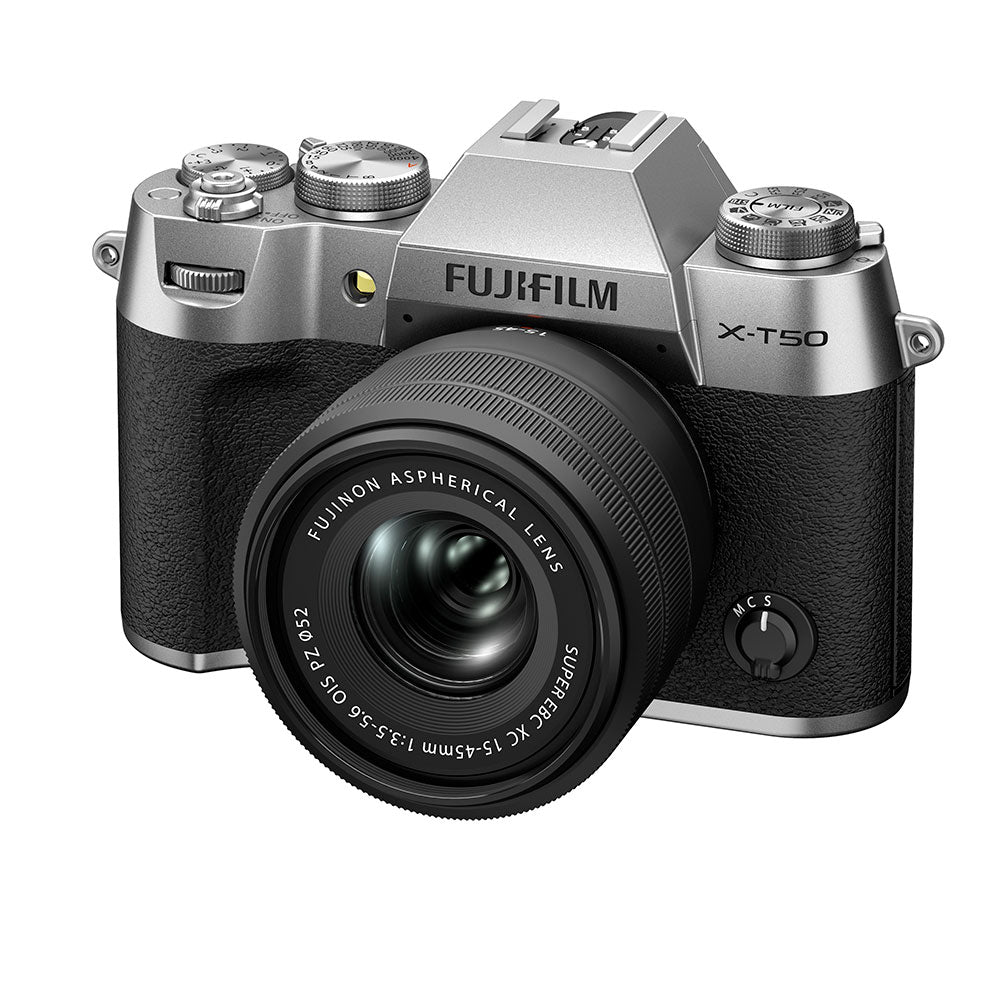X-T50 avec XC 15-45mm f/3.5-5.6 OIS PZ (Argent)