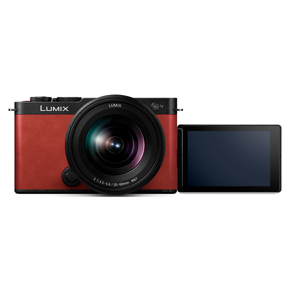 Lumix S9 avec LUMIX S 20-60mm f/3.5-5.6 (Rouge)