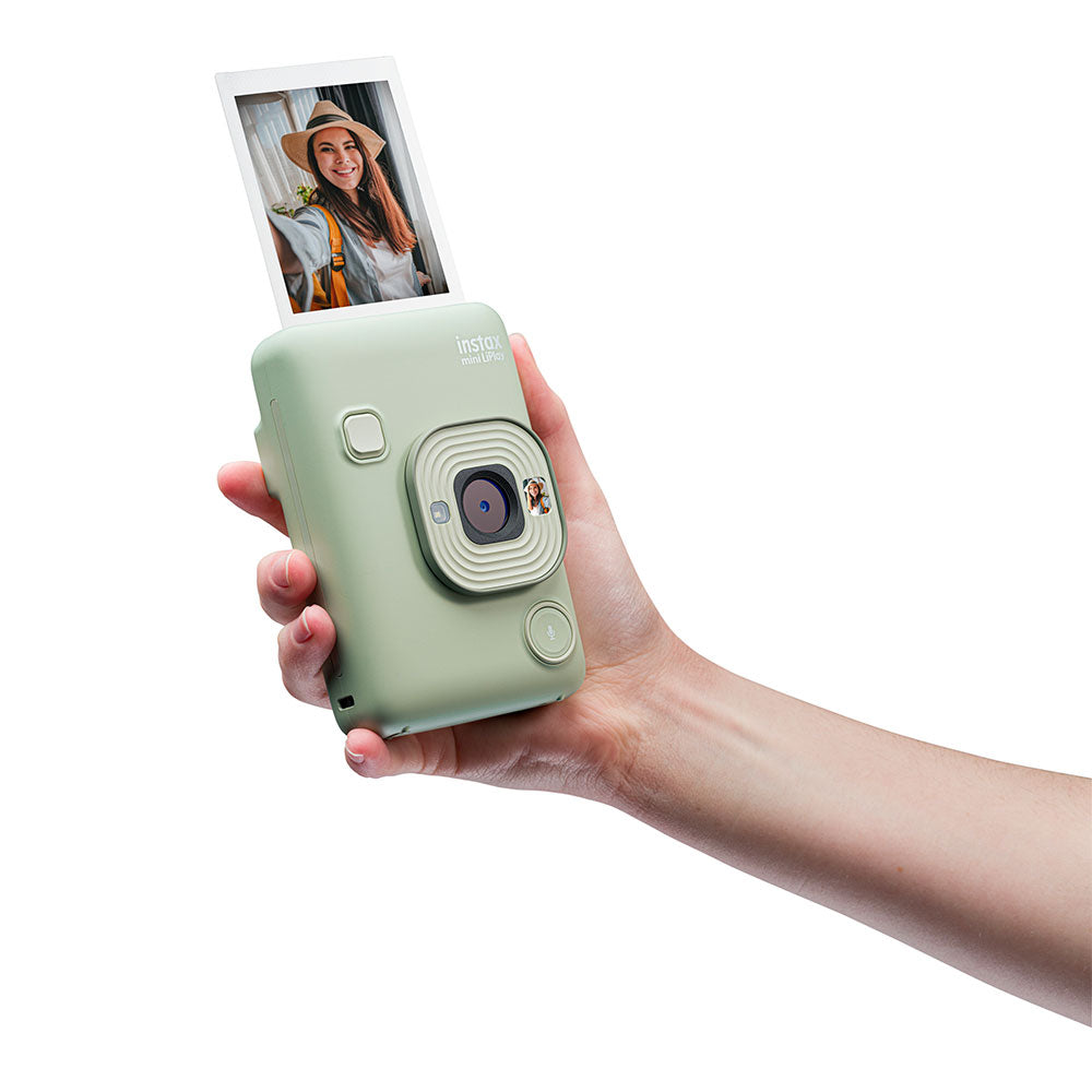 Fujifilm Instax Mini Liplay Hybrid Instant Camera (Matcha Green ...