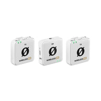 Microphone Wireless ME (Double, Blanc)