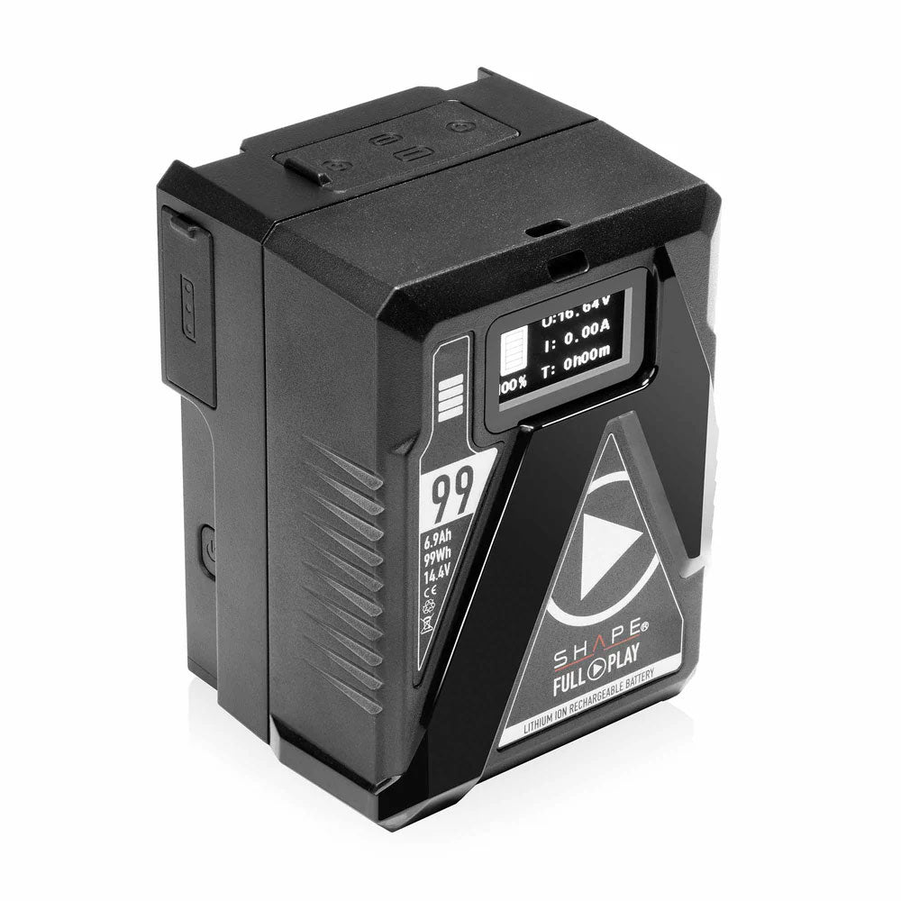 Fast Charger Kit USB-C with 2x Mini V-Mount 99Wh Batteries