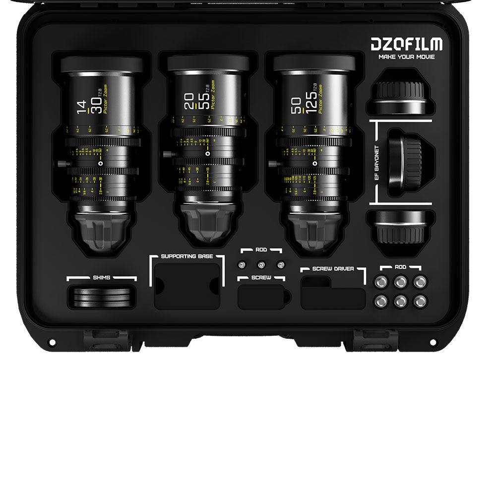 Pictor 14-30mm/20-55mm/50-125mm T2.8 PL/EF Kit (Black)