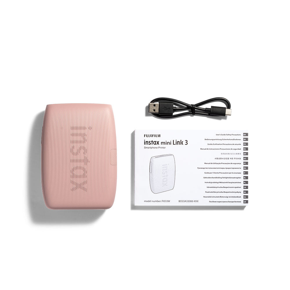 Imprimante Instax Mini Link 3 (Rose Cendré)