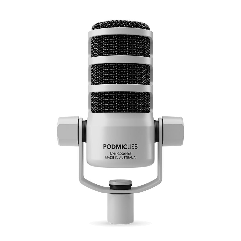 Rode Microphone PodMic USB/XLR (Blanc)