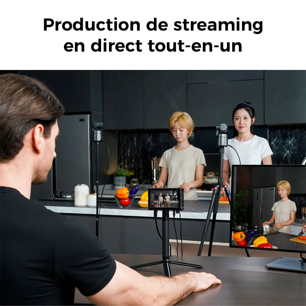 Studio de diffusion en direct Multi-Cam OBSBOT Talent