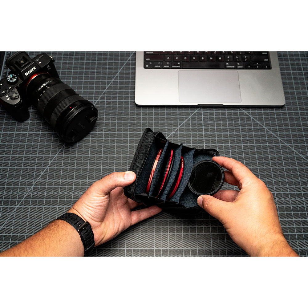 Lens Filter Case (Aegean Blue)