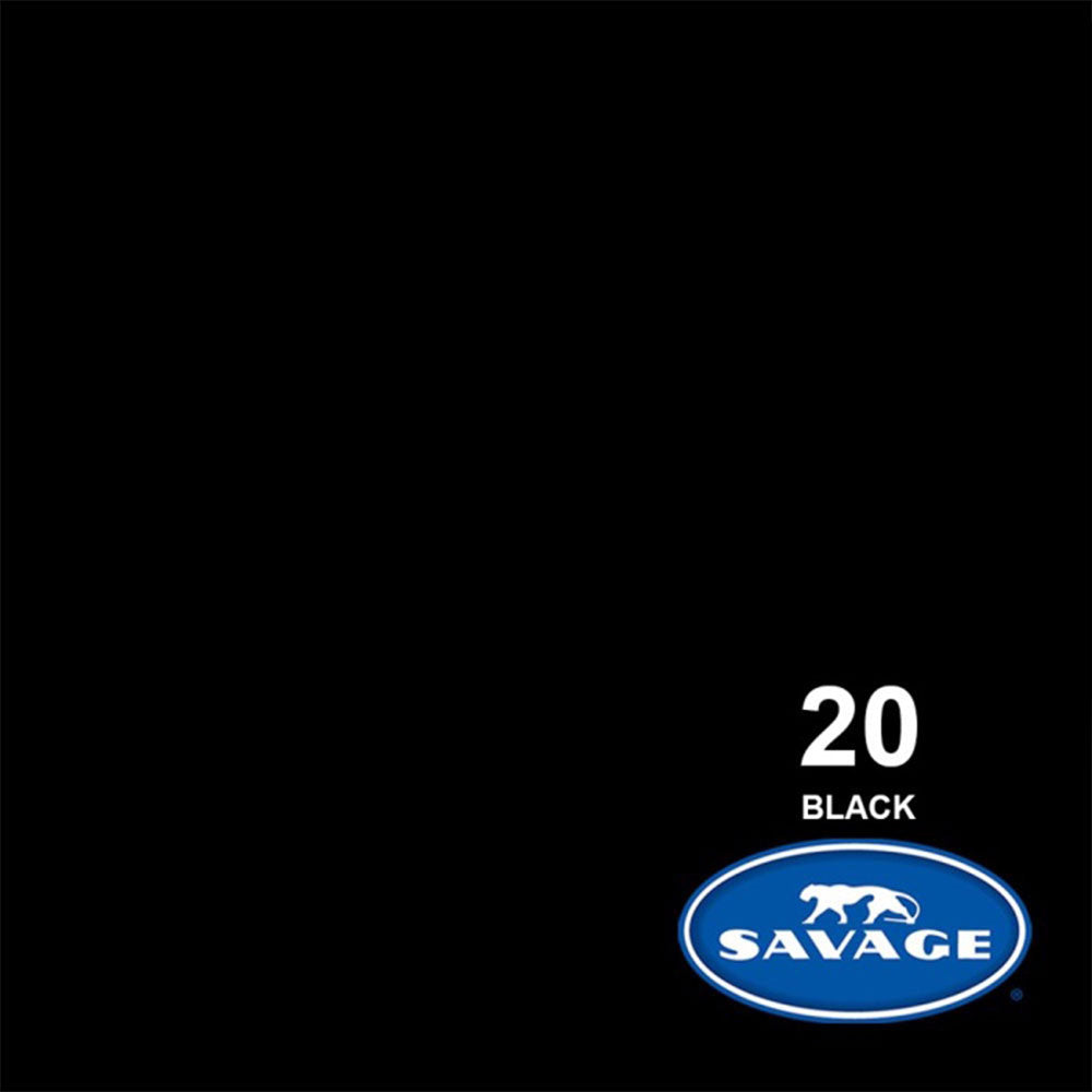 Black Seamless Background Paper 107" x 36'