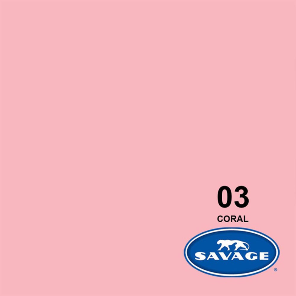 Coral Seamless Background Paper 86" x 36'