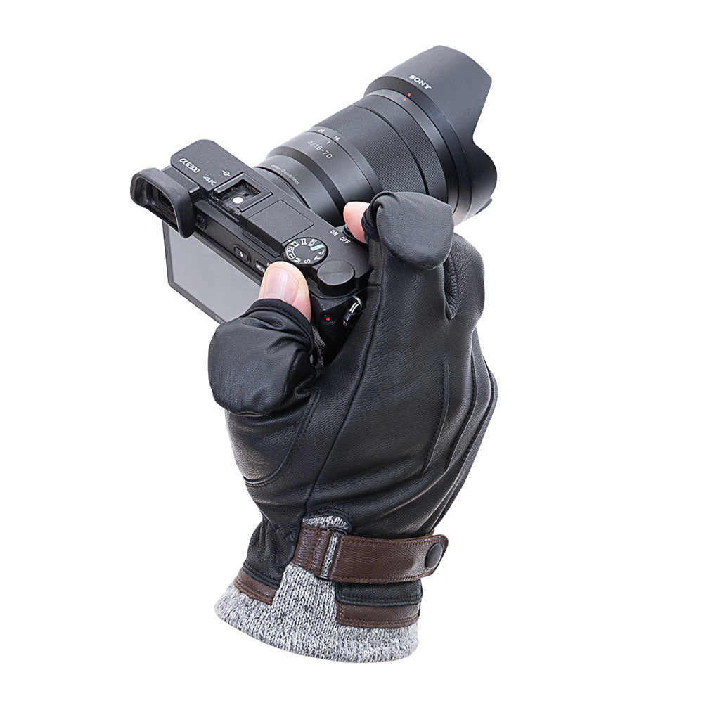 Gants Djuke (Noir, Grand)