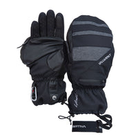 Skadi LRS Zipper Mitts (Black, Large)