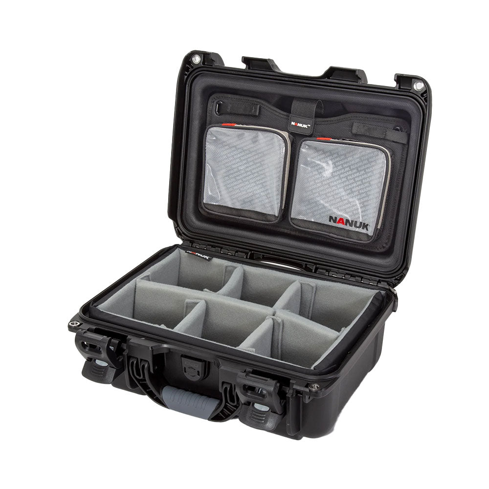 Nanuk-R 915 Hard Case with Padded Dividers and Lid Organizer (Black)