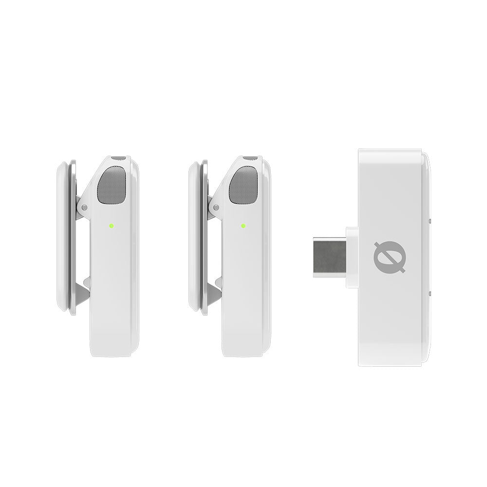 Wireless Micro Ultra-compact Wireless Microphone (USB-C, White)