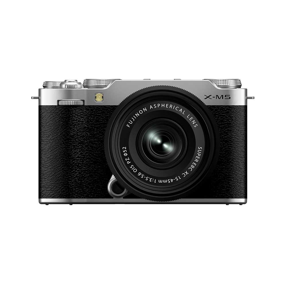 X-M5 Mirrorless Camera with XC 15-45mm f/3.5-5.6 OIS PZ Lens (Silver)
