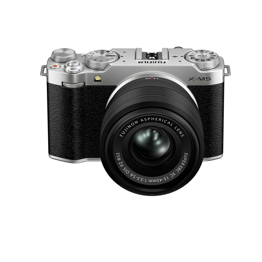 X-M5 Mirrorless Camera with XC 15-45mm f/3.5-5.6 OIS PZ Lens (Silver)