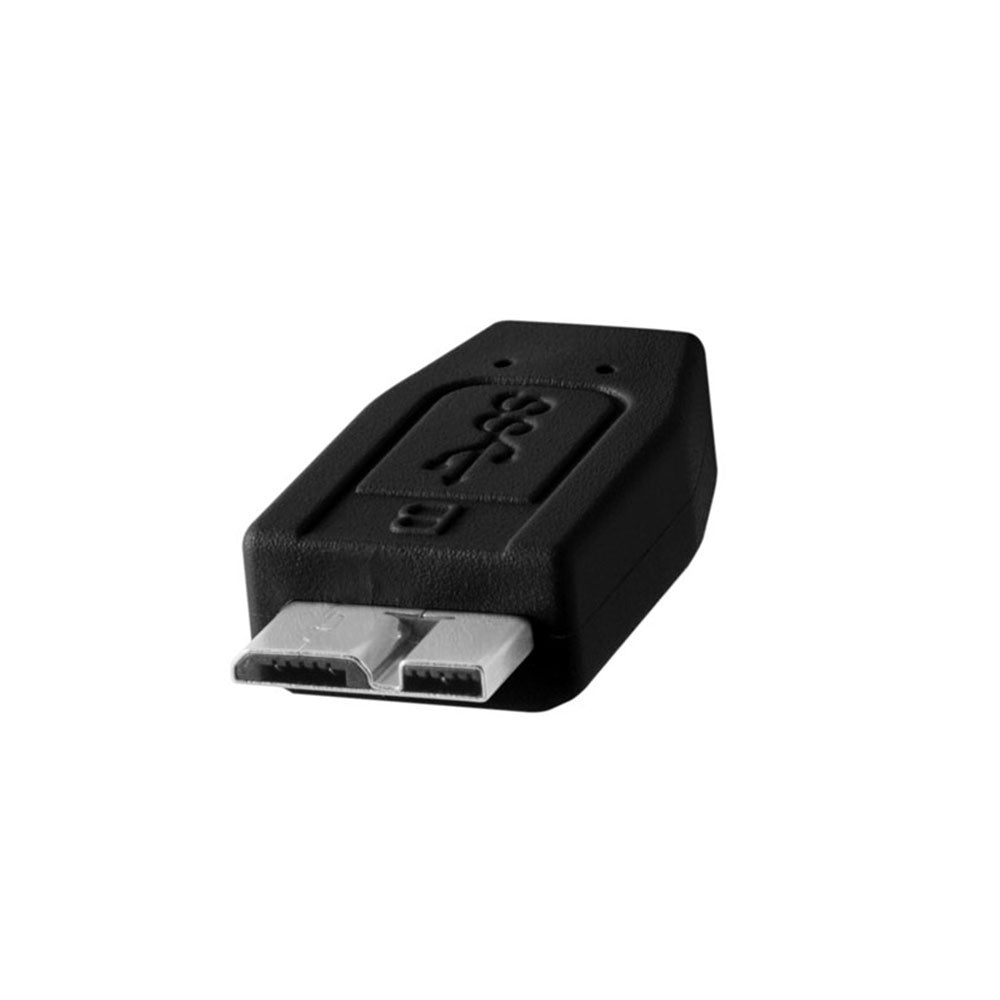 Câble TetherPro USB-C à 3.0 Micro 15pi (Noir)
