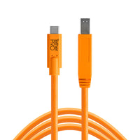 Câble TetherPro USB-C à 3.0 Mâle-B 15pi (Orange)