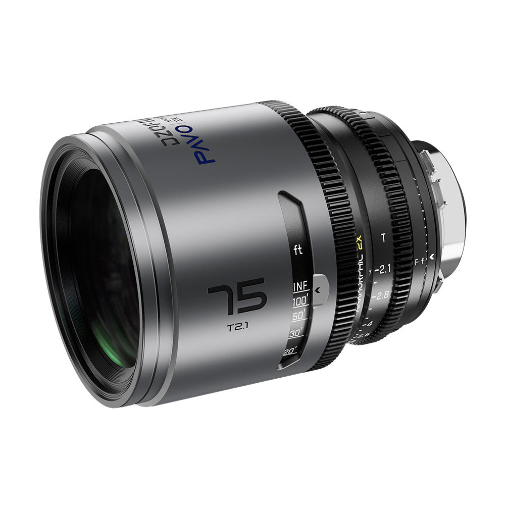 Pavo 75mm T2.1 2X Anamorphic PL/EF (Blue Coating)