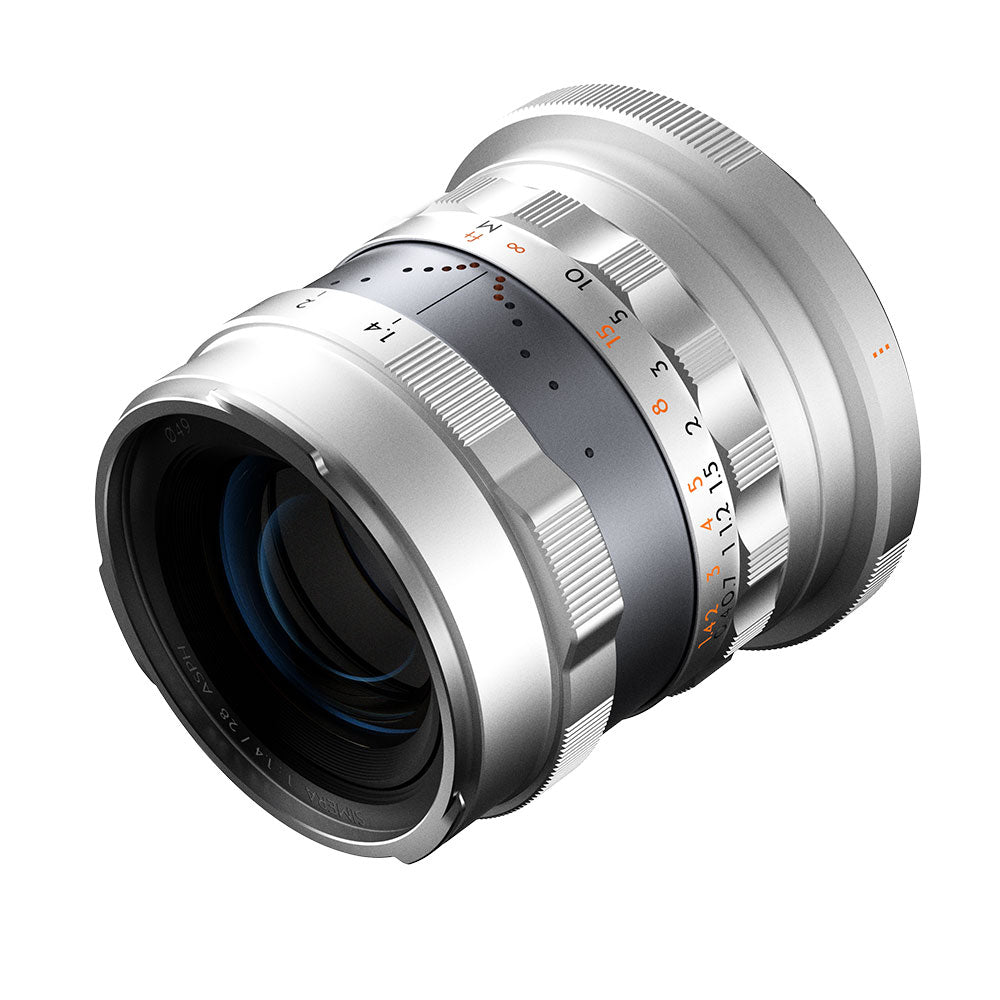 Simera 28mm f/1.4 Canon RF (Silver)