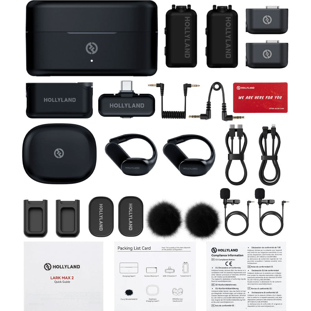 Hollyland LARK MAX 2 Microphone Ultimate Combo – Gosselinphoto