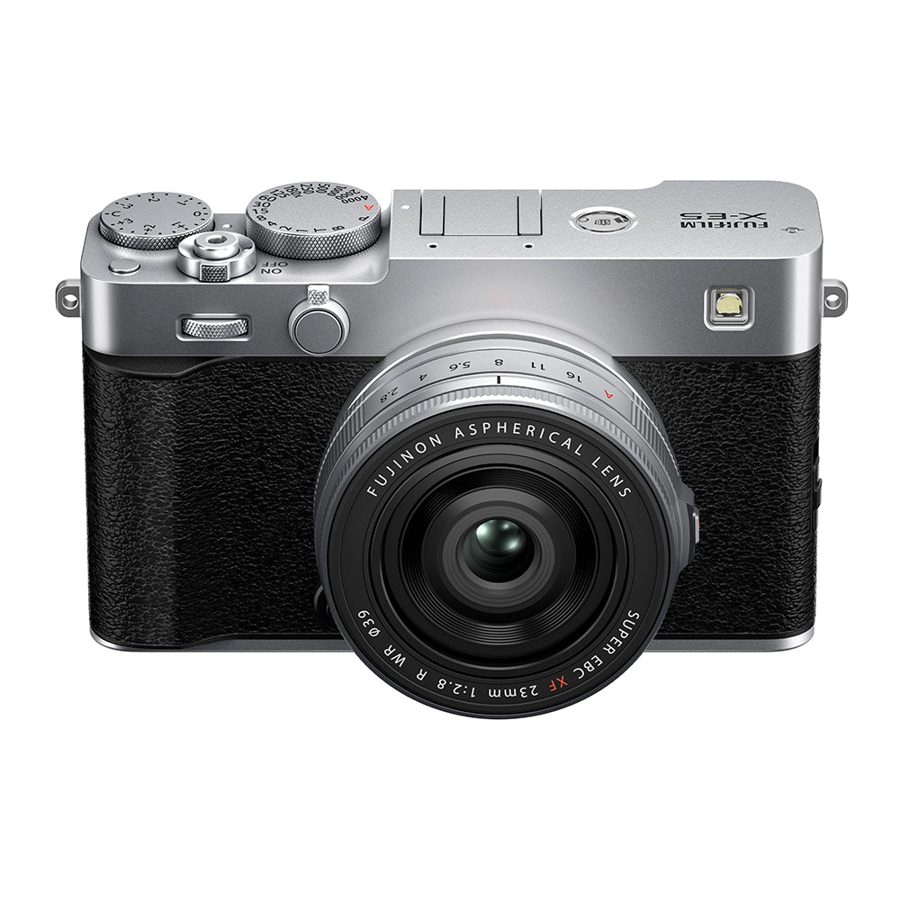 X-E5 avec XF 23mm f/2.8 R WR (Argent)