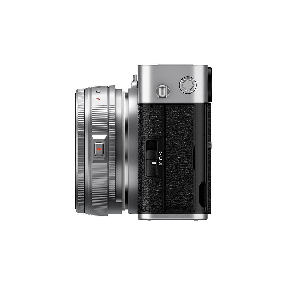 X-E5 avec XF 23mm f/2.8 R WR (Argent)