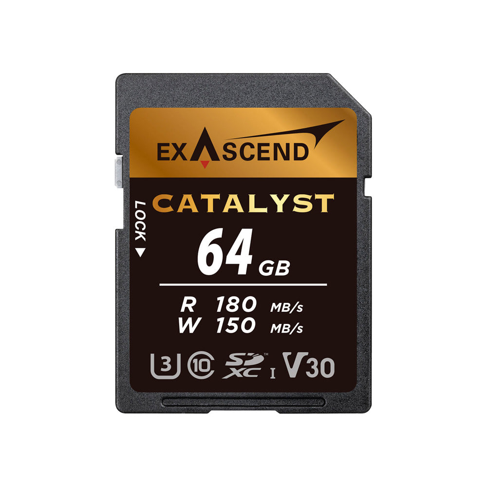 Carte Mémoire SDXC Catalyst UHS-I V30 64GB