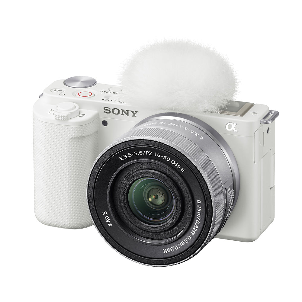 ZV-E10 avecE PZ 16-50mm f/3.5-5.6 OSS II (Blanc)