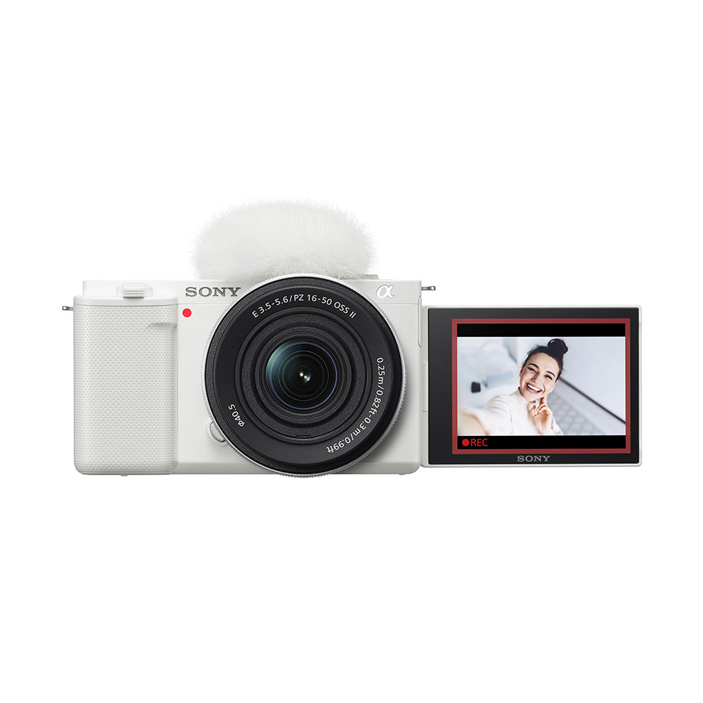 ZV-E10 avecE PZ 16-50mm f/3.5-5.6 OSS II (Blanc)