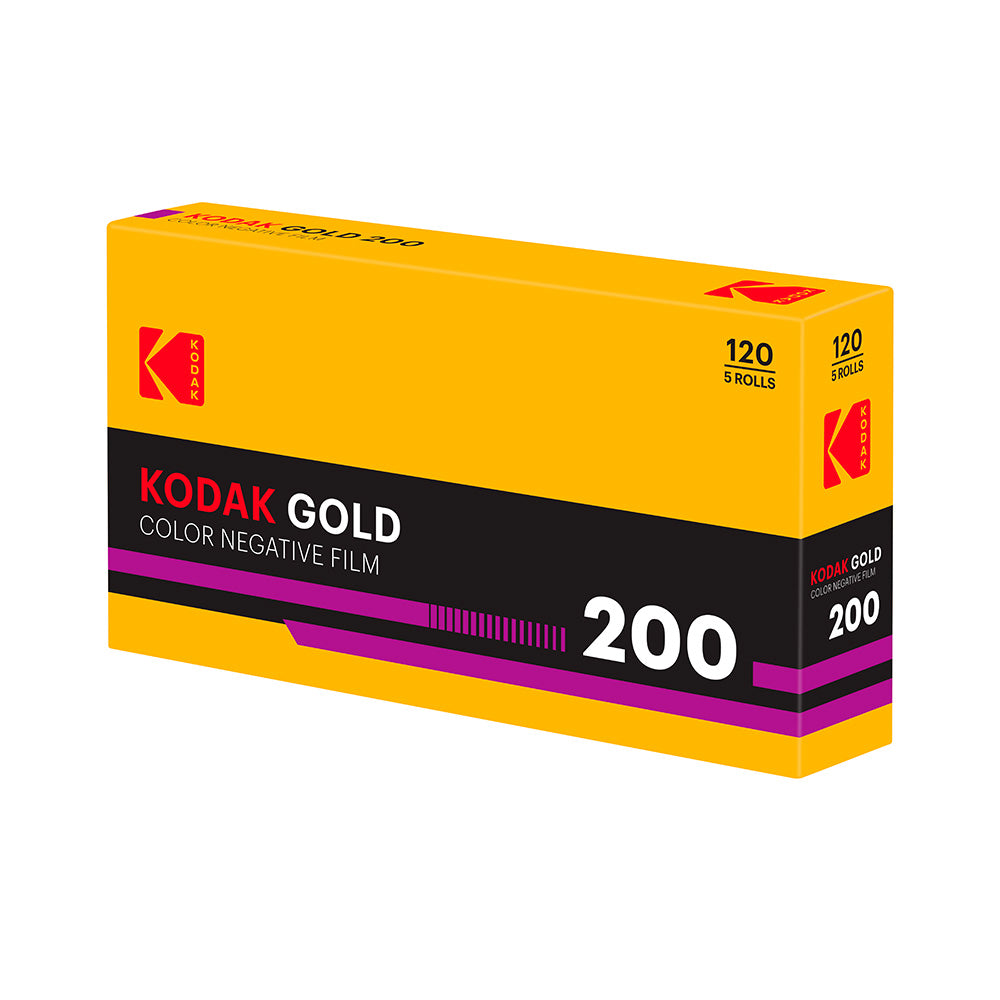 Film Couleur Gold 200 (Rouleau 120, Paquet de 3)