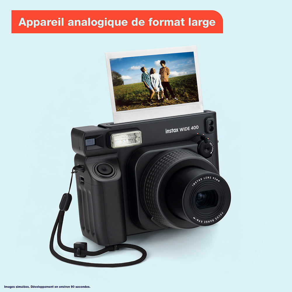 Fujifilm Instax Wide 400 Instant Film Camera (Black) – Gosselinphoto