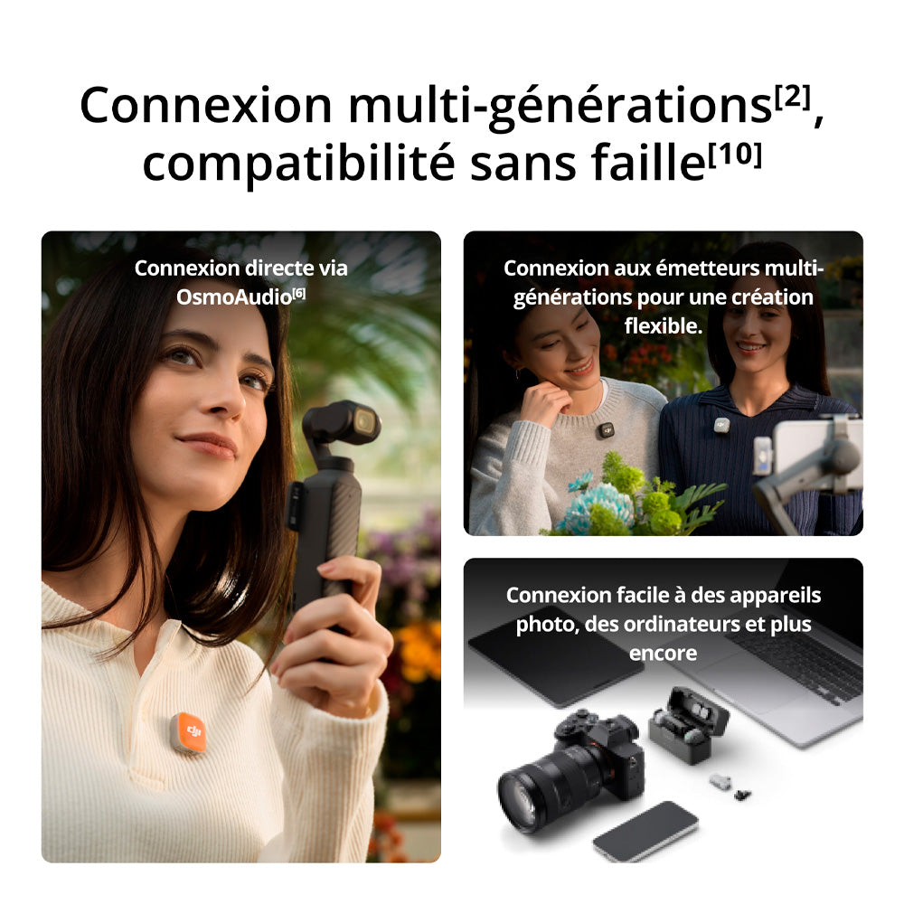 Mic Mini 2 (2 TX + 1 Mobile RX + Charging Case)
