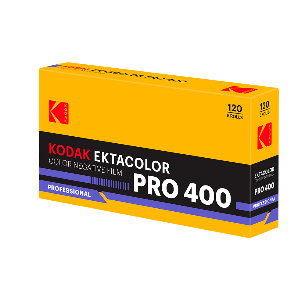 EKTACOLOR PRO 400 Color Negative Film (120 Roll Film, 5-Pack)
